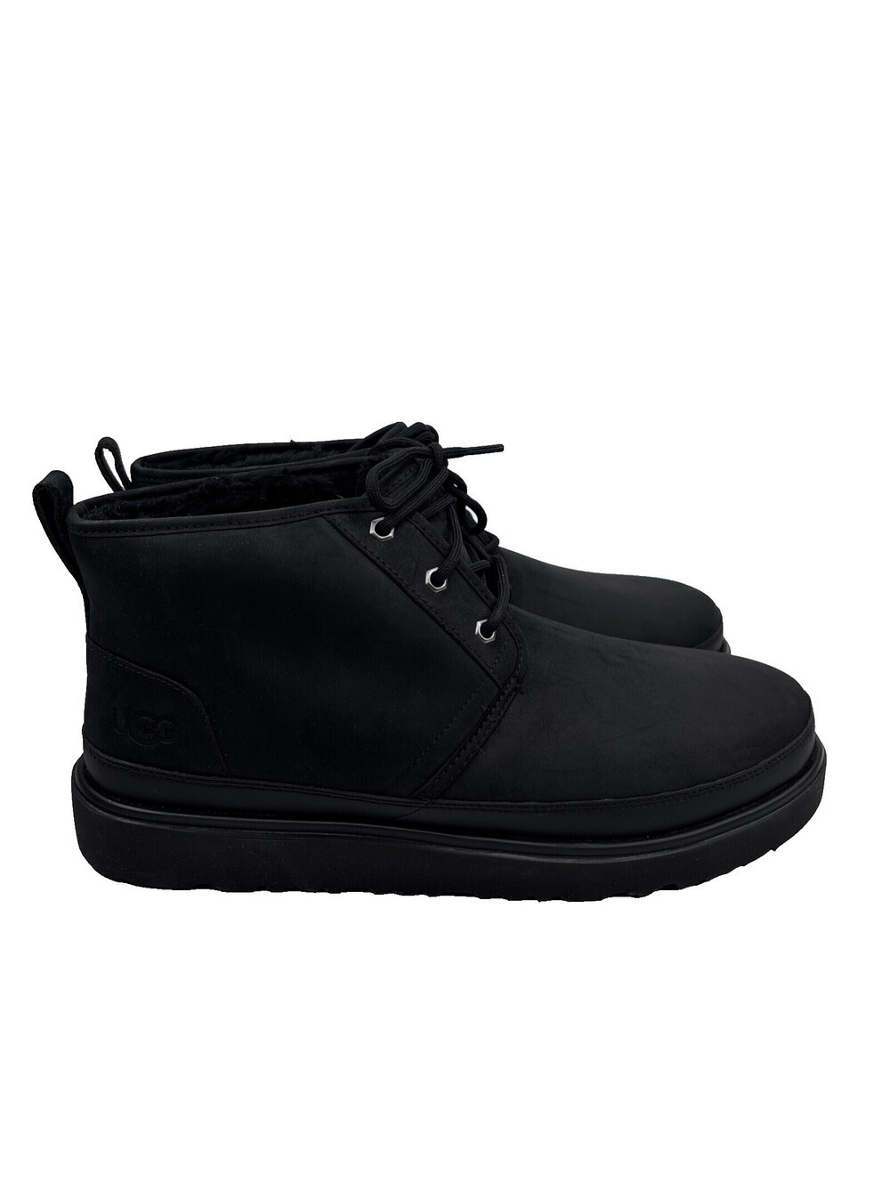 UGG Men's Neumel Weather II Waterproof Black Leather Winter Boots 1120851 13US
